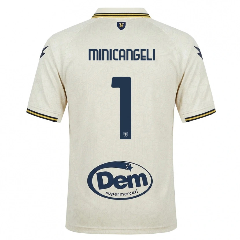 Danxen Damen Francesco Minicangeli #1 Oldlace Gelb Schwarz Auswärtstrikot Trikot 2026/27 T-Shirt Österreich