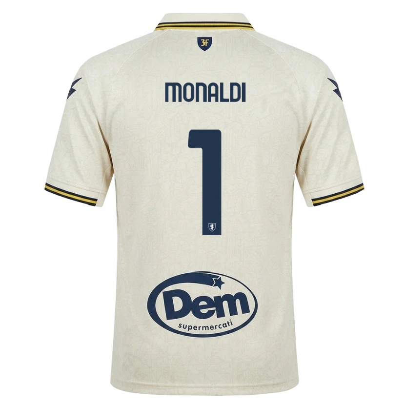 Danxen Damen Matias Monaldi #1 Oldlace Gelb Schwarz Auswärtstrikot Trikot 2026/27 T-Shirt Österreich