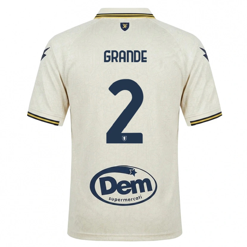 Danxen Damen Alessandro Grande #2 Oldlace Gelb Schwarz Auswärtstrikot Trikot 2026/27 T-Shirt Österreich