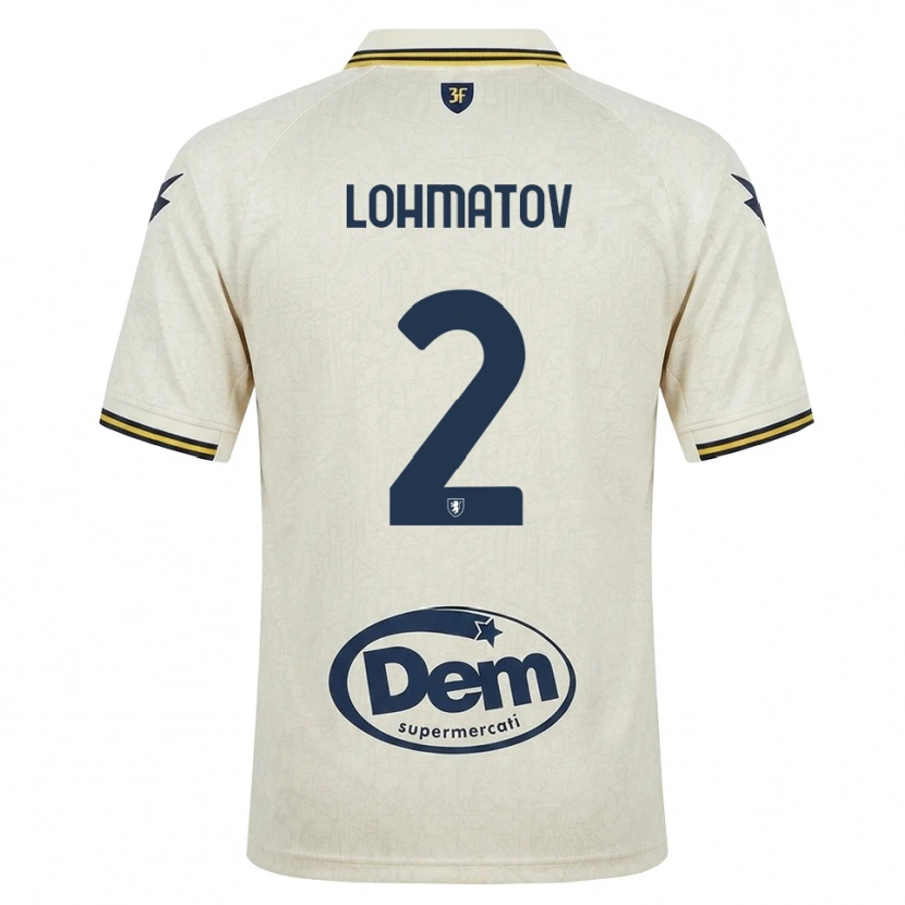 Danxen Damen Aleksandr Lohmatov #2 Oldlace Gelb Schwarz Auswärtstrikot Trikot 2026/27 T-Shirt Österreich
