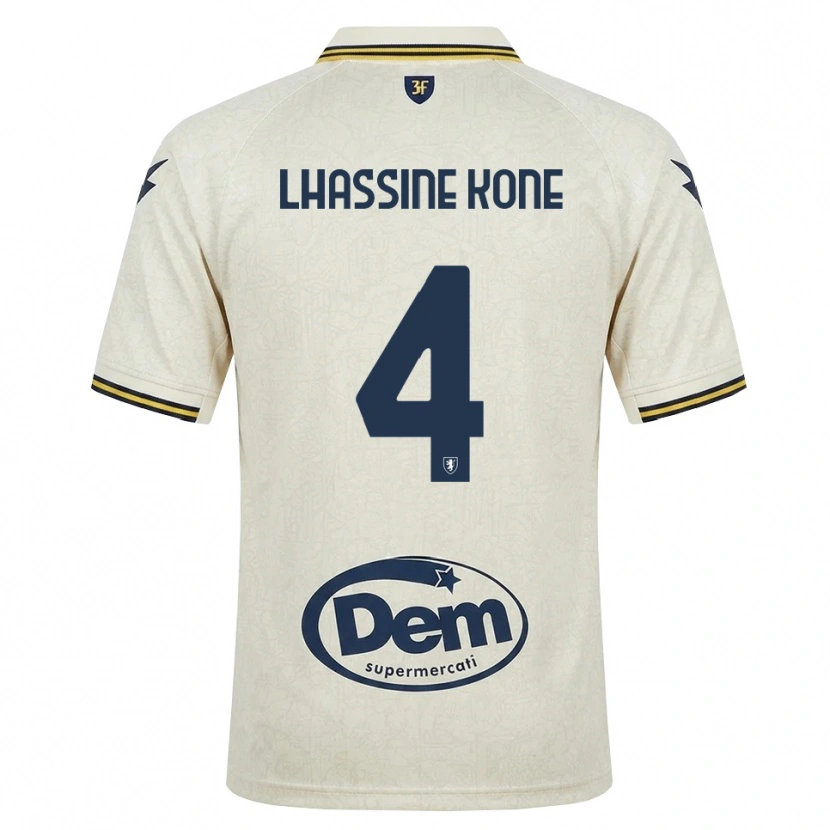 Danxen Damen Ben Lhassine Kone #4 Oldlace Gelb Schwarz Auswärtstrikot Trikot 2026/27 T-Shirt Österreich