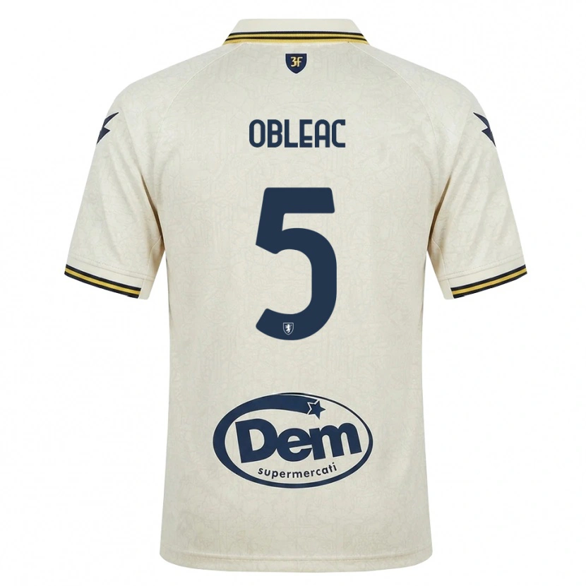 Danxen Damen Matteo Obleac #5 Oldlace Gelb Schwarz Auswärtstrikot Trikot 2026/27 T-Shirt Österreich