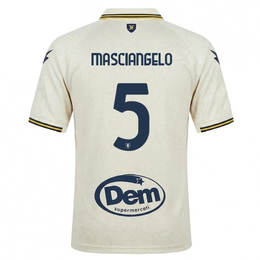 Danxen Damen Edoardo Masciangelo #5 Oldlace Gelb Schwarz Auswärtstrikot Trikot 2026/27 T-Shirt Österreich
