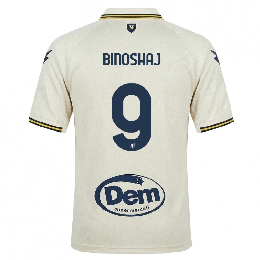Danxen Damen Samuele Binoshaj #9 Oldlace Gelb Schwarz Auswärtstrikot Trikot 2026/27 T-Shirt Österreich
