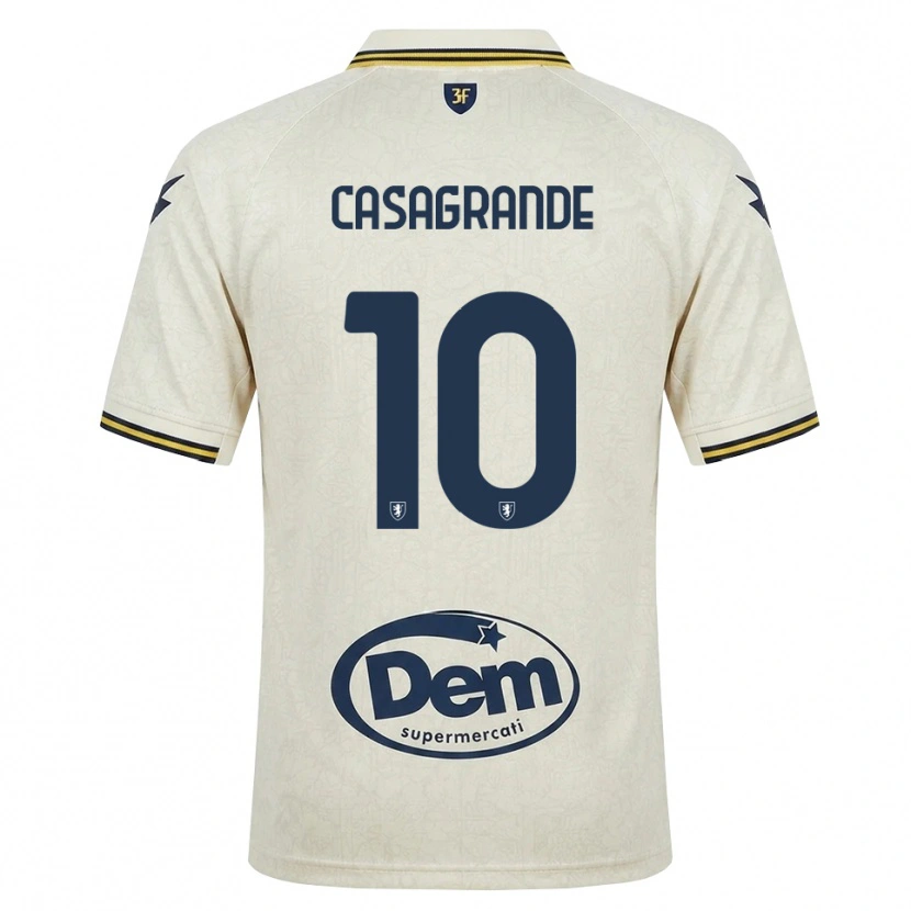 Danxen Damen Gianfilippo Casagrande #10 Oldlace Gelb Schwarz Auswärtstrikot Trikot 2026/27 T-Shirt Österreich