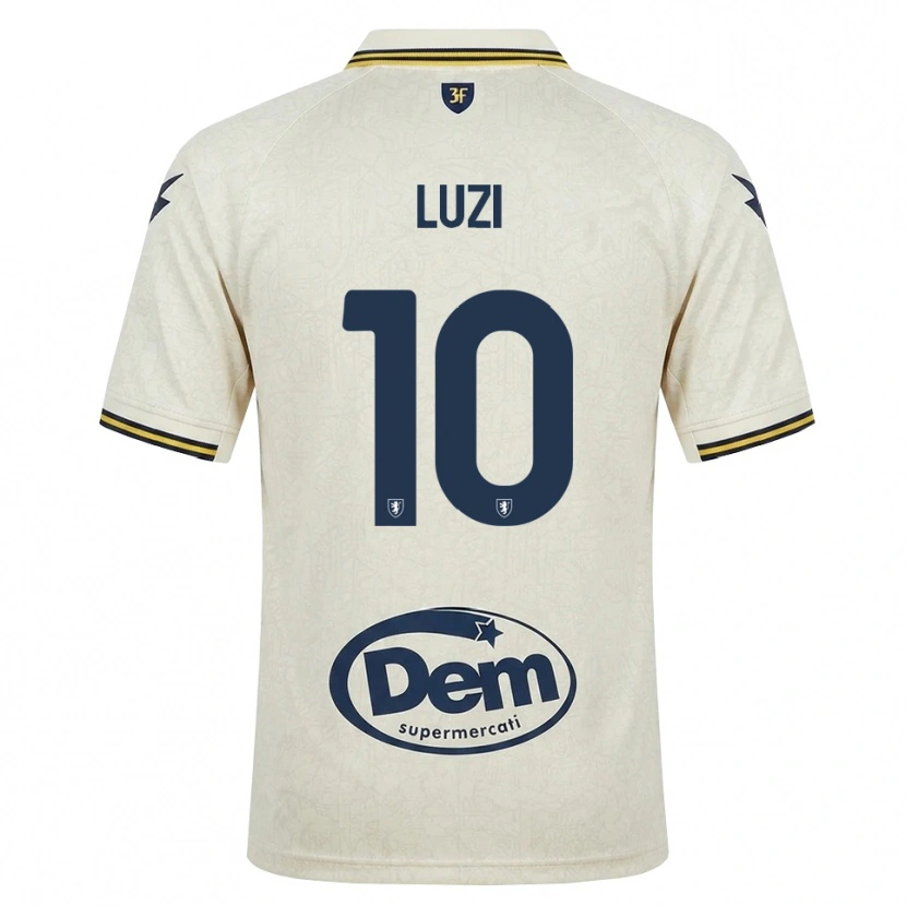 Danxen Damen Daniel Luzi #10 Oldlace Gelb Schwarz Auswärtstrikot Trikot 2026/27 T-Shirt Österreich