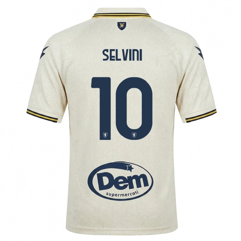 Danxen Damen Alessandro Selvini #10 Oldlace Gelb Schwarz Auswärtstrikot Trikot 2026/27 T-Shirt Österreich