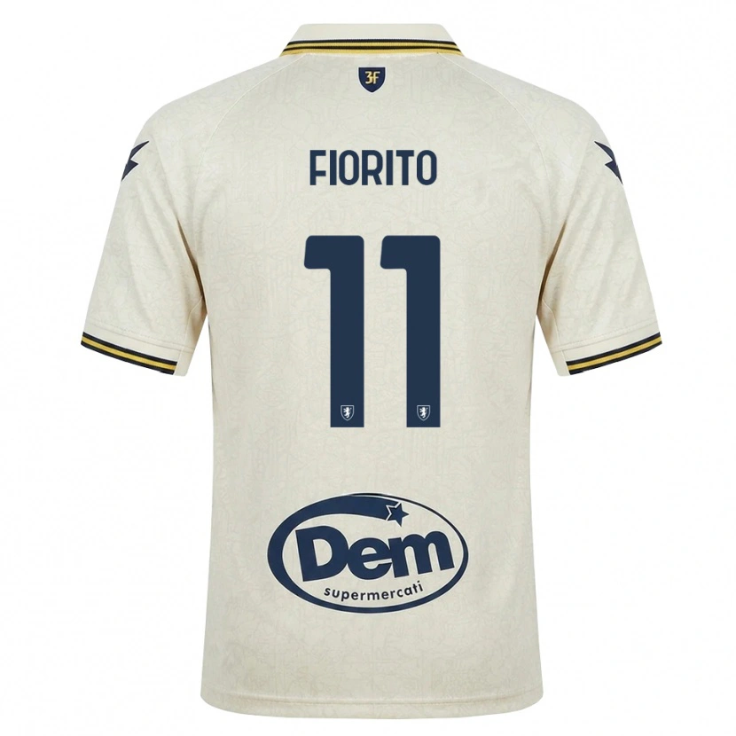 Danxen Damen Loris Fiorito #11 Oldlace Gelb Schwarz Auswärtstrikot Trikot 2026/27 T-Shirt Österreich