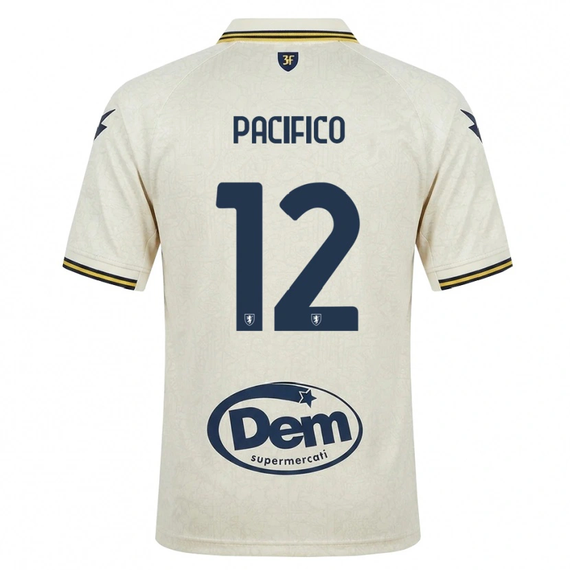 Danxen Damen Federico Pacifico #12 Oldlace Gelb Schwarz Auswärtstrikot Trikot 2026/27 T-Shirt Österreich