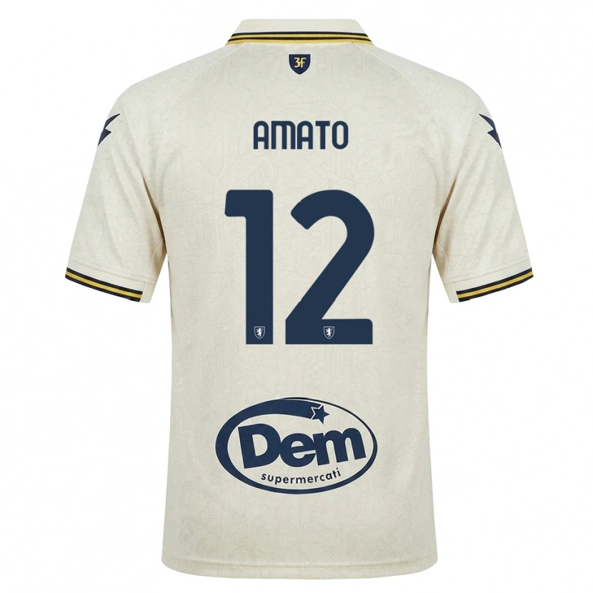 Danxen Damen Luca Amato #12 Oldlace Gelb Schwarz Auswärtstrikot Trikot 2026/27 T-Shirt Österreich