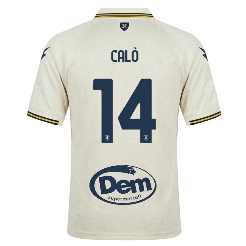 Danxen Damen Giacomo Calò #14 Oldlace Gelb Schwarz Auswärtstrikot Trikot 2026/27 T-Shirt Österreich