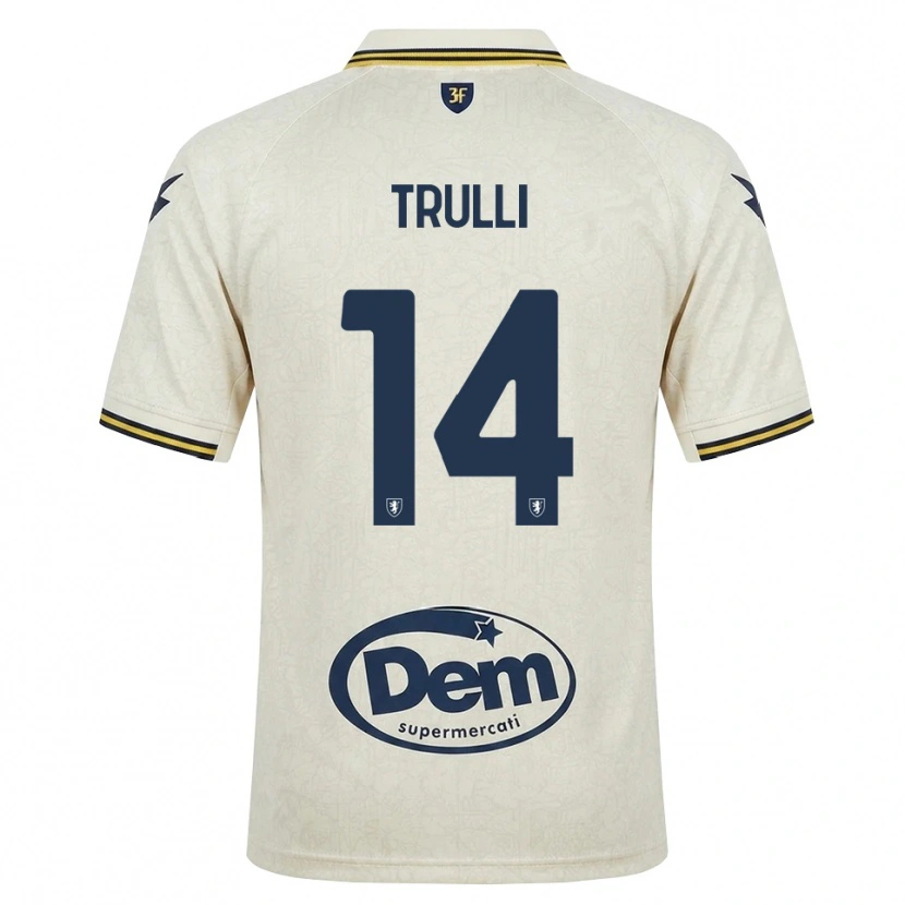 Danxen Damen Lorenzo Trulli #14 Oldlace Gelb Schwarz Auswärtstrikot Trikot 2026/27 T-Shirt Österreich