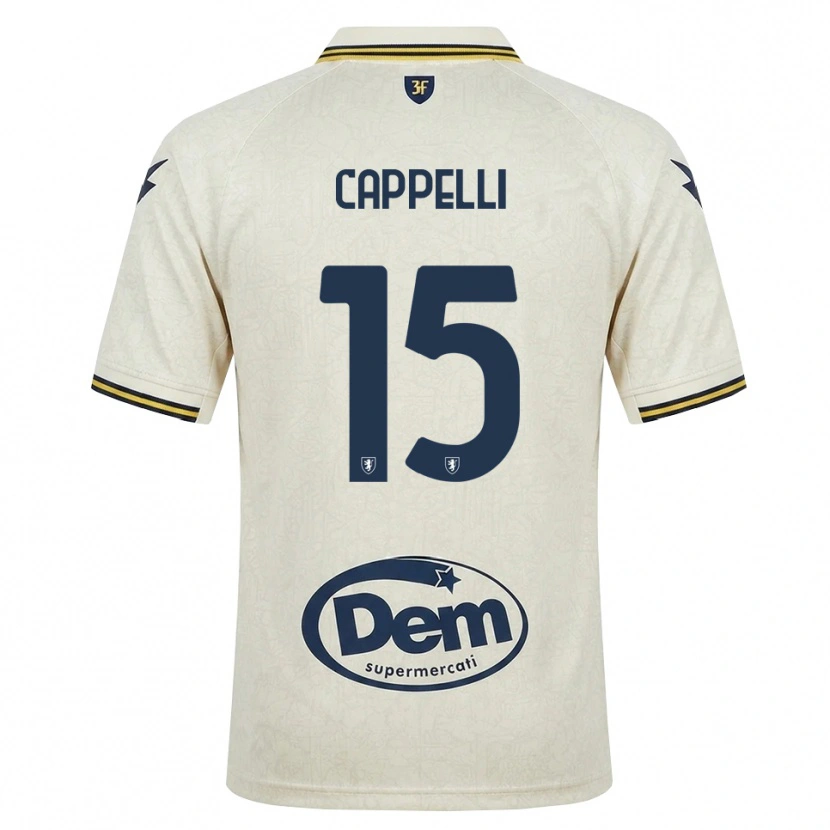 Danxen Damen Rocco Cappelli #15 Oldlace Gelb Schwarz Auswärtstrikot Trikot 2026/27 T-Shirt Österreich