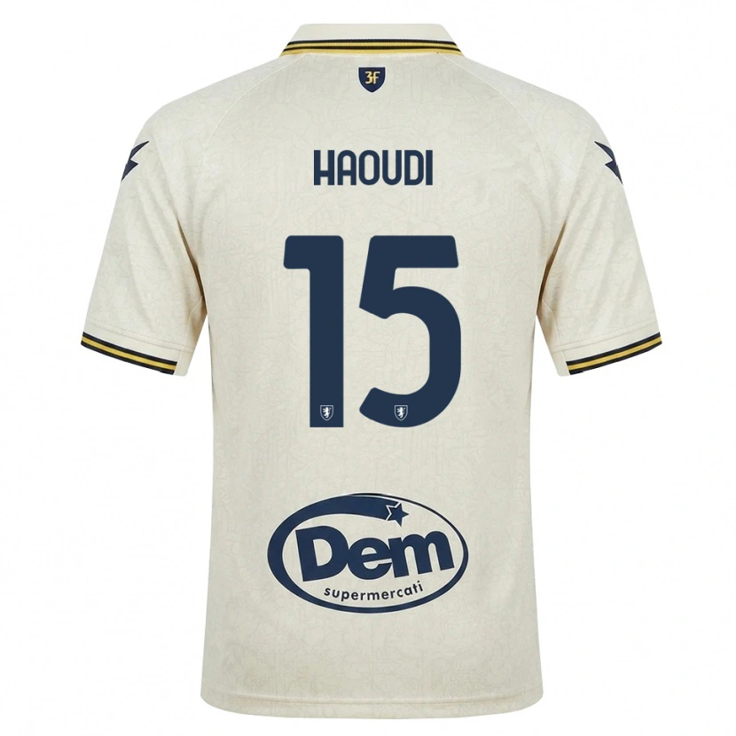 Danxen Damen Hamza Haoudi #15 Oldlace Gelb Schwarz Auswärtstrikot Trikot 2026/27 T-Shirt Österreich