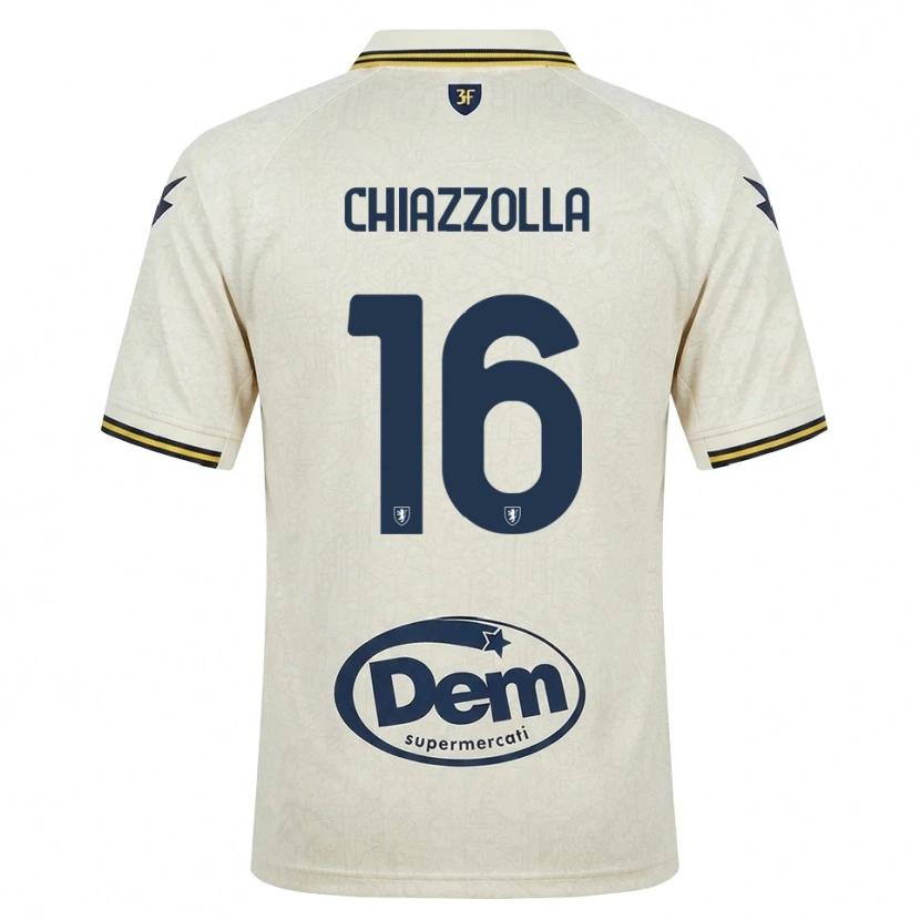 Danxen Damen Marco Chiazzolla #16 Oldlace Gelb Schwarz Auswärtstrikot Trikot 2026/27 T-Shirt Österreich