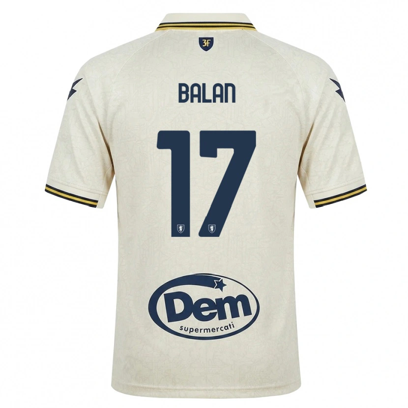 Danxen Damen Raul Balan #17 Oldlace Gelb Schwarz Auswärtstrikot Trikot 2026/27 T-Shirt Österreich