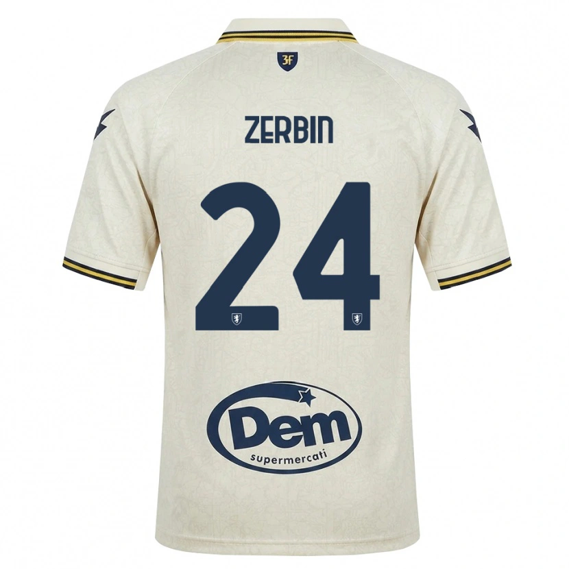 Danxen Damen Alessio Zerbin #24 Oldlace Gelb Schwarz Auswärtstrikot Trikot 2026/27 T-Shirt Österreich