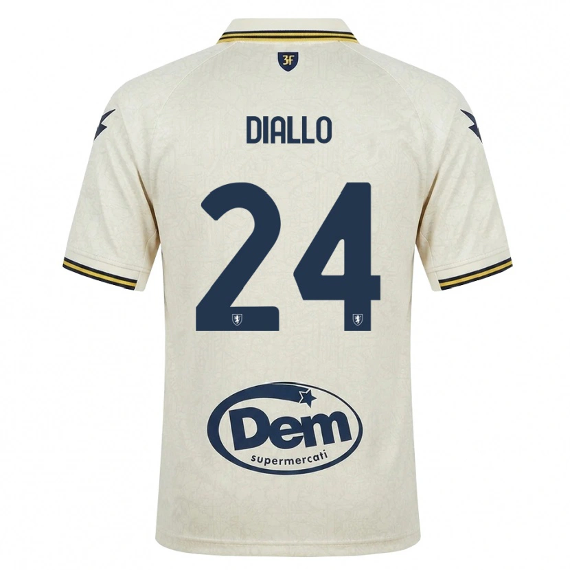 Danxen Damen Abdoul Diallo #24 Oldlace Gelb Schwarz Auswärtstrikot Trikot 2026/27 T-Shirt Österreich