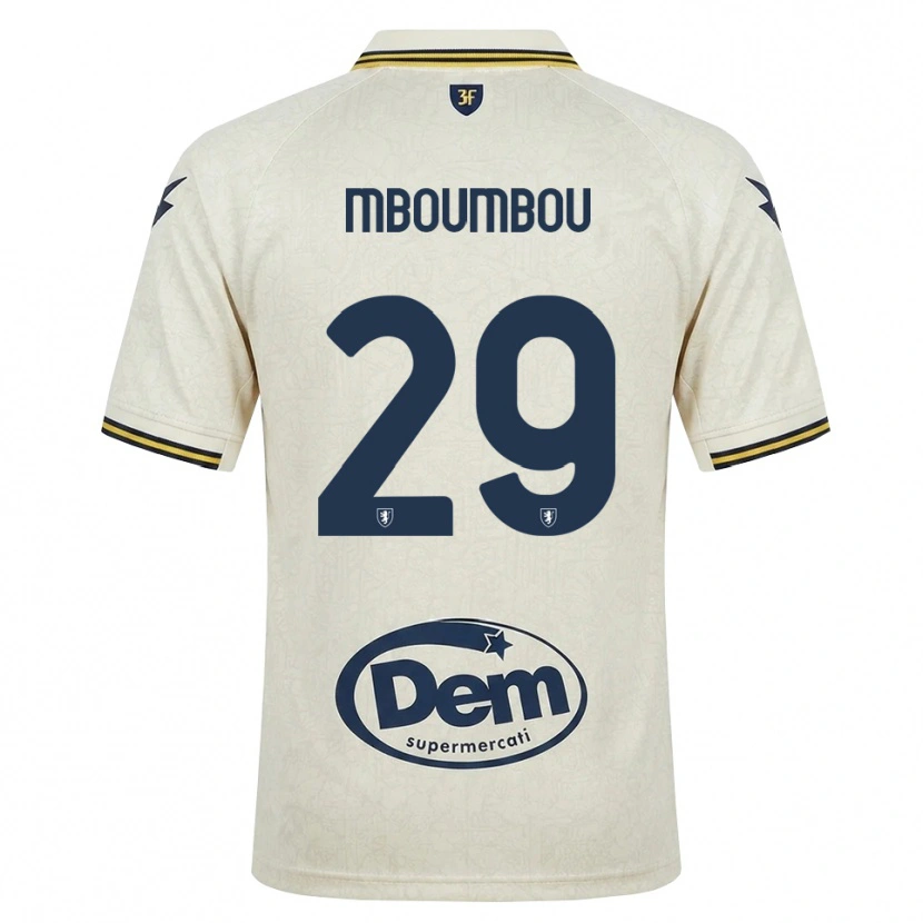 Danxen Damen Arnaud Mboumbou #29 Oldlace Gelb Schwarz Auswärtstrikot Trikot 2026/27 T-Shirt Österreich
