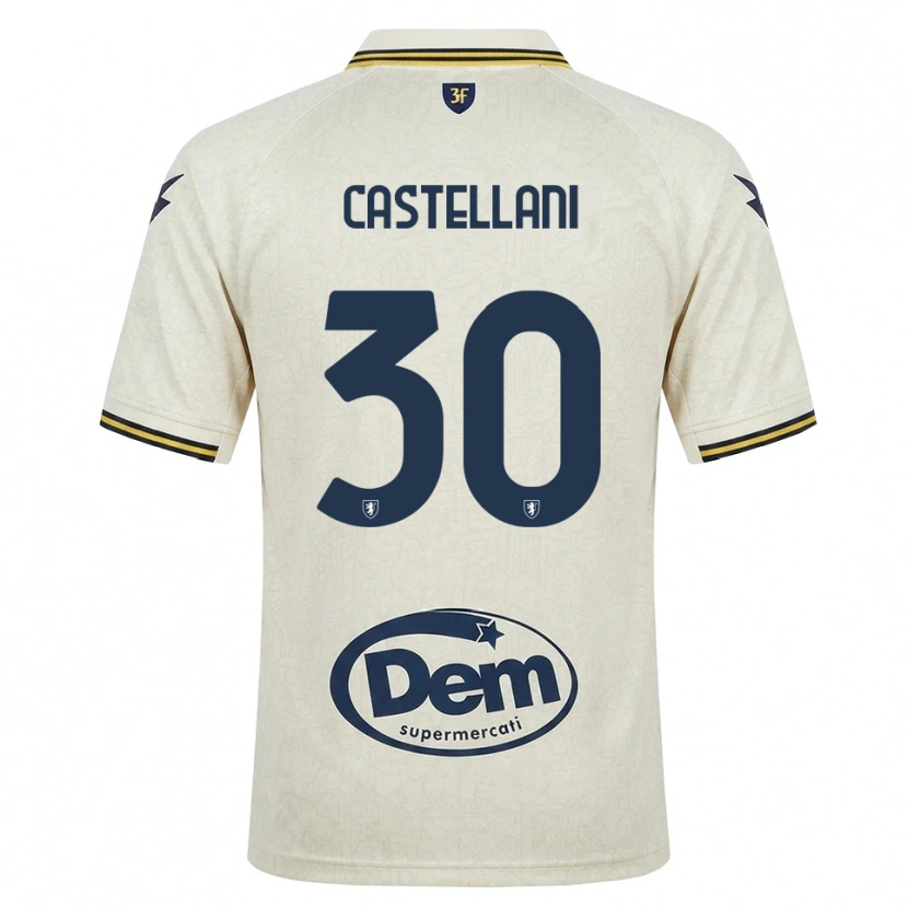 Danxen Damen Andrea Castellani #30 Oldlace Gelb Schwarz Auswärtstrikot Trikot 2026/27 T-Shirt Österreich