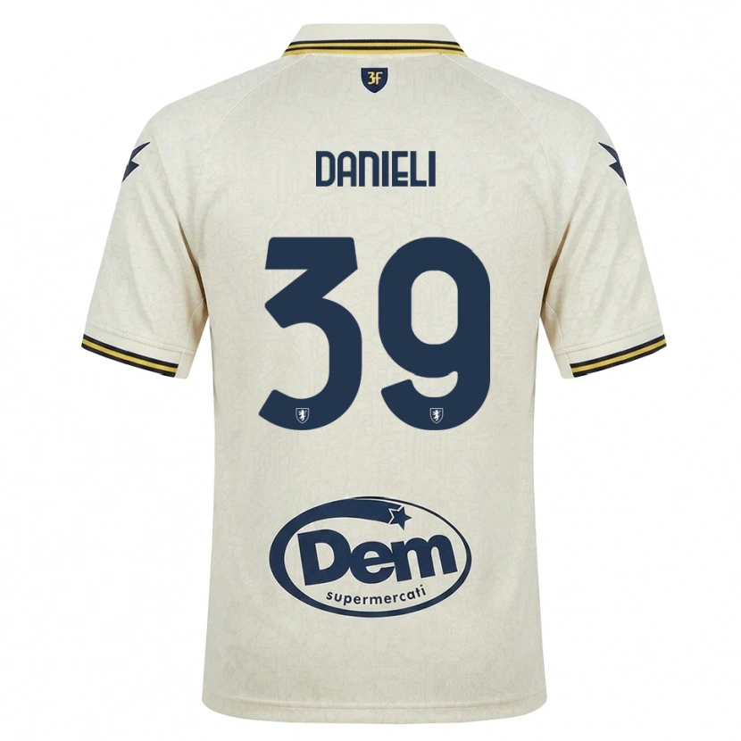 Danxen Damen Alessio Danieli #39 Oldlace Gelb Schwarz Auswärtstrikot Trikot 2026/27 T-Shirt Österreich