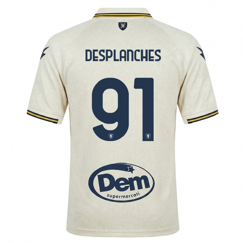 Danxen Damen Sebastiano Desplanches #91 Oldlace Gelb Schwarz Auswärtstrikot Trikot 2026/27 T-Shirt Österreich