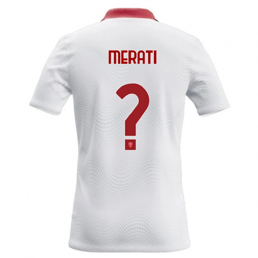 Danxen Damen Mattia Merati #0 Weiß Rot Auswärtstrikot Trikot 2026/27 T-Shirt Österreich