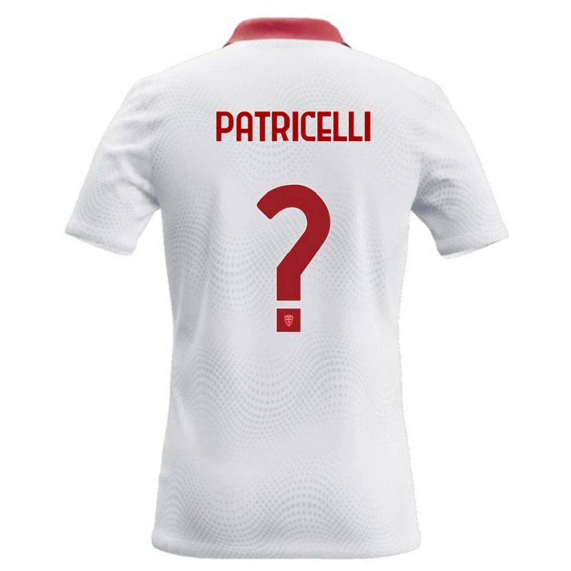 Danxen Damen Raffaele Patricelli #0 Weiß Rot Auswärtstrikot Trikot 2026/27 T-Shirt Österreich