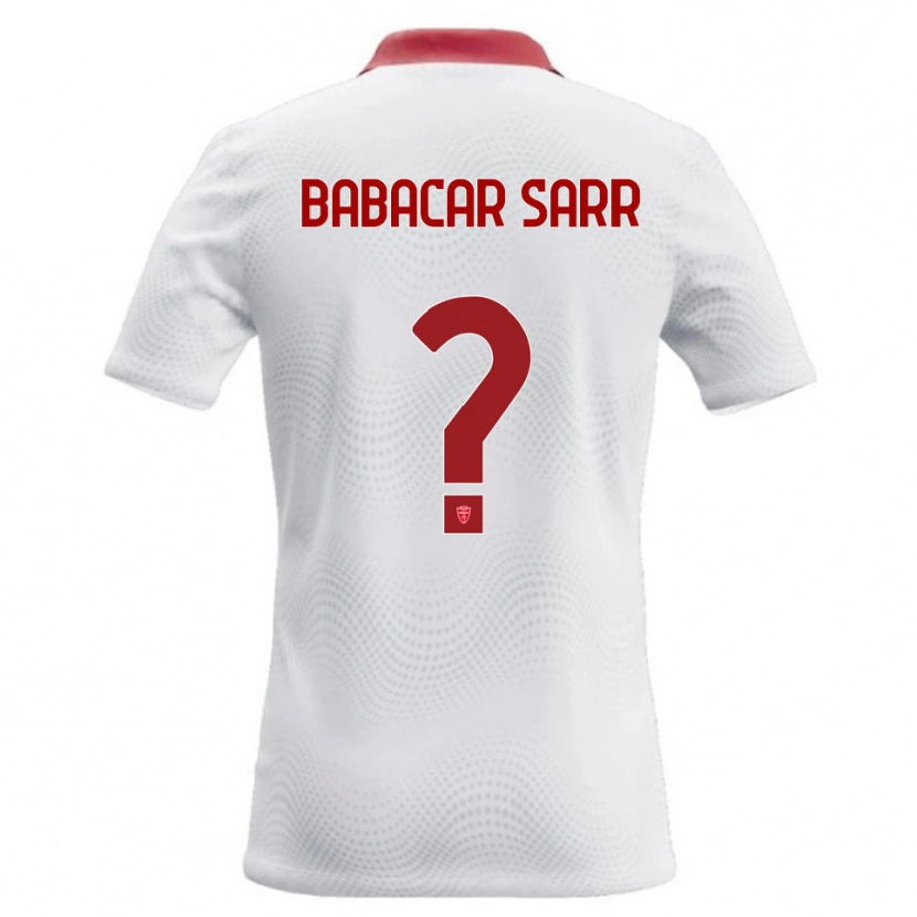 Danxen Damen Pietro Babacar Sarr #0 Weiß Rot Auswärtstrikot Trikot 2026/27 T-Shirt Österreich