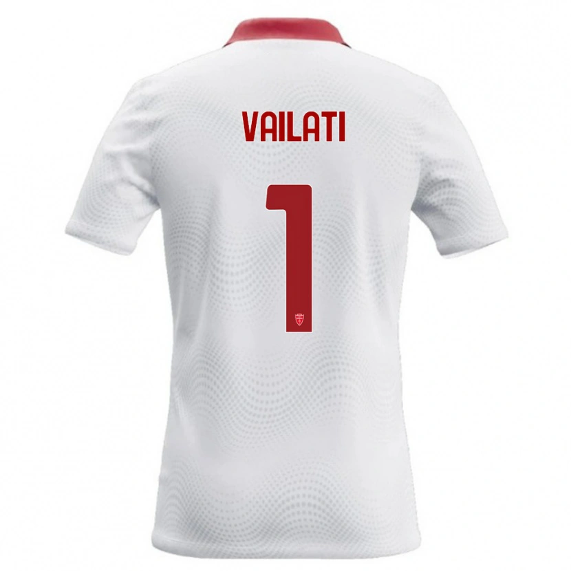 Danxen Damen Andrea Vailati #1 Weiß Rot Auswärtstrikot Trikot 2026/27 T-Shirt Österreich