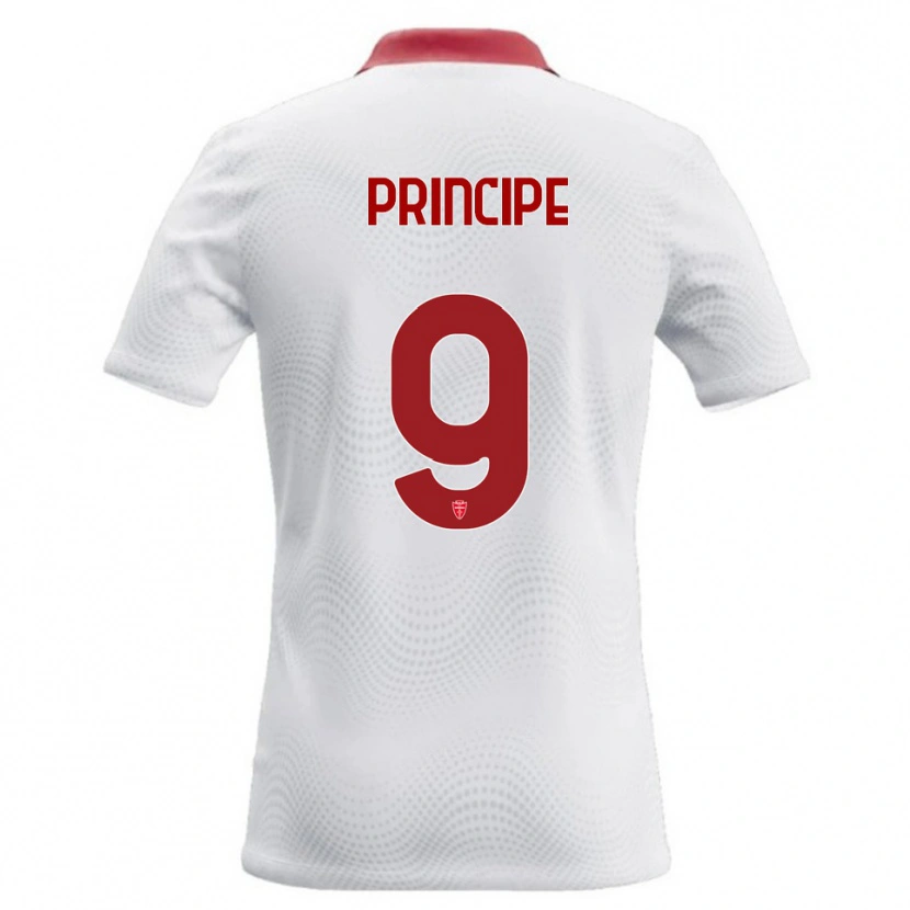 Danxen Damen Tommaso Principe #9 Weiß Rot Auswärtstrikot Trikot 2026/27 T-Shirt Österreich