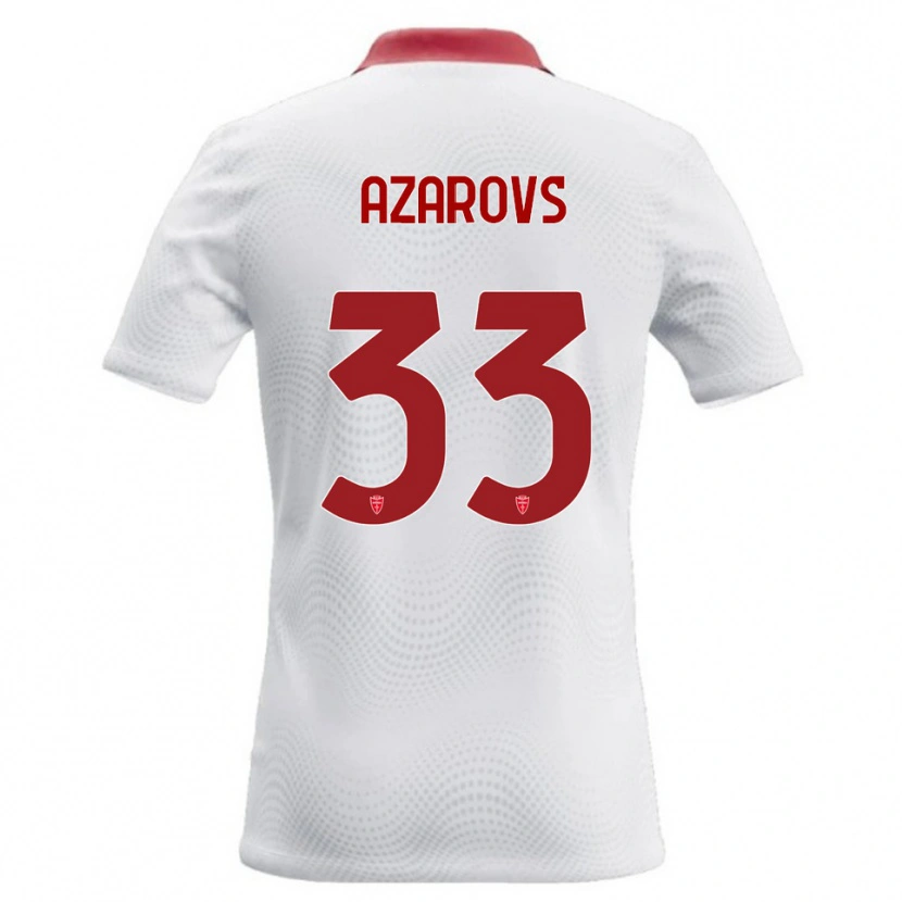 Danxen Damen Timurs Azarovs #33 Weiß Rot Auswärtstrikot Trikot 2026/27 T-Shirt Österreich