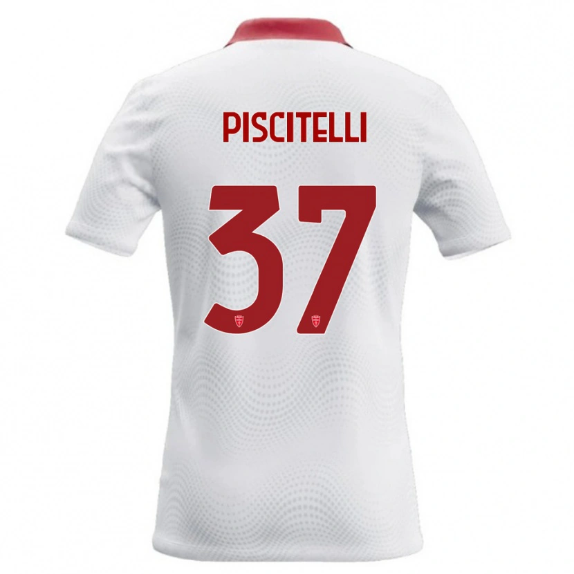 Danxen Damen Pasquale Piscitelli #37 Weiß Rot Auswärtstrikot Trikot 2026/27 T-Shirt Österreich