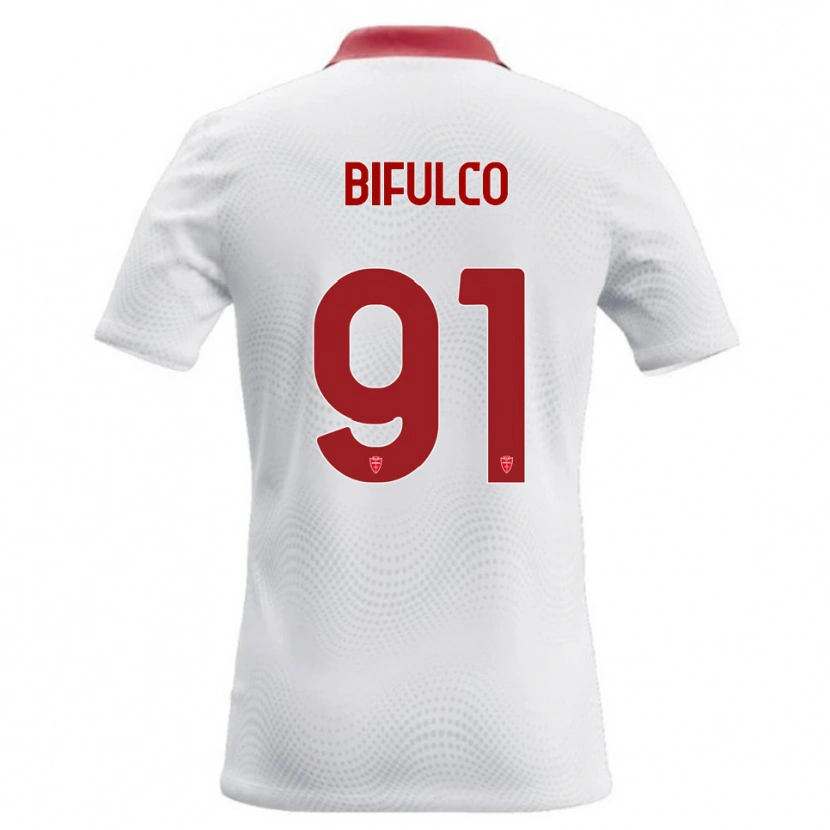Danxen Damen Davide Bifulco #91 Weiß Rot Auswärtstrikot Trikot 2026/27 T-Shirt Österreich