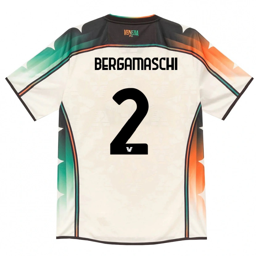 Danxen Damen Thomas Bergamaschi #2 Oldlace Orange Grün Auswärtstrikot Trikot 2026/27 T-Shirt Österreich
