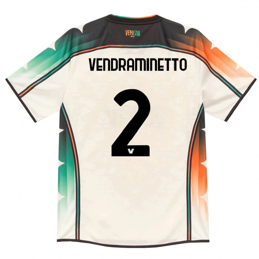 Danxen Damen Andrea Vendraminetto #2 Oldlace Orange Grün Auswärtstrikot Trikot 2026/27 T-Shirt Österreich