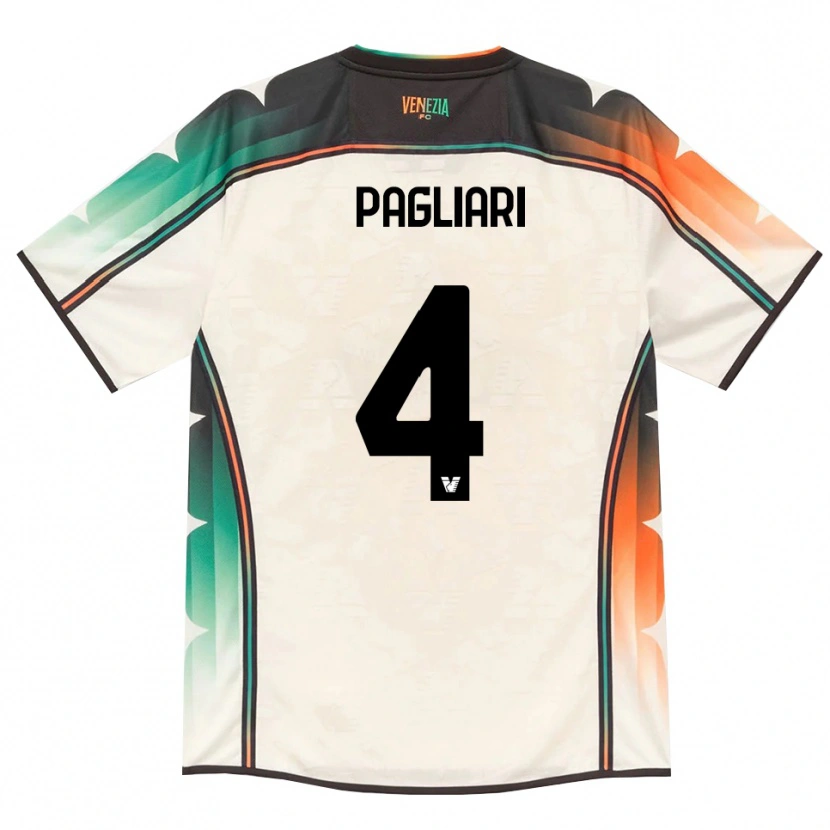 Danxen Damen Alessandro Pagliari #4 Oldlace Orange Grün Auswärtstrikot Trikot 2026/27 T-Shirt Österreich
