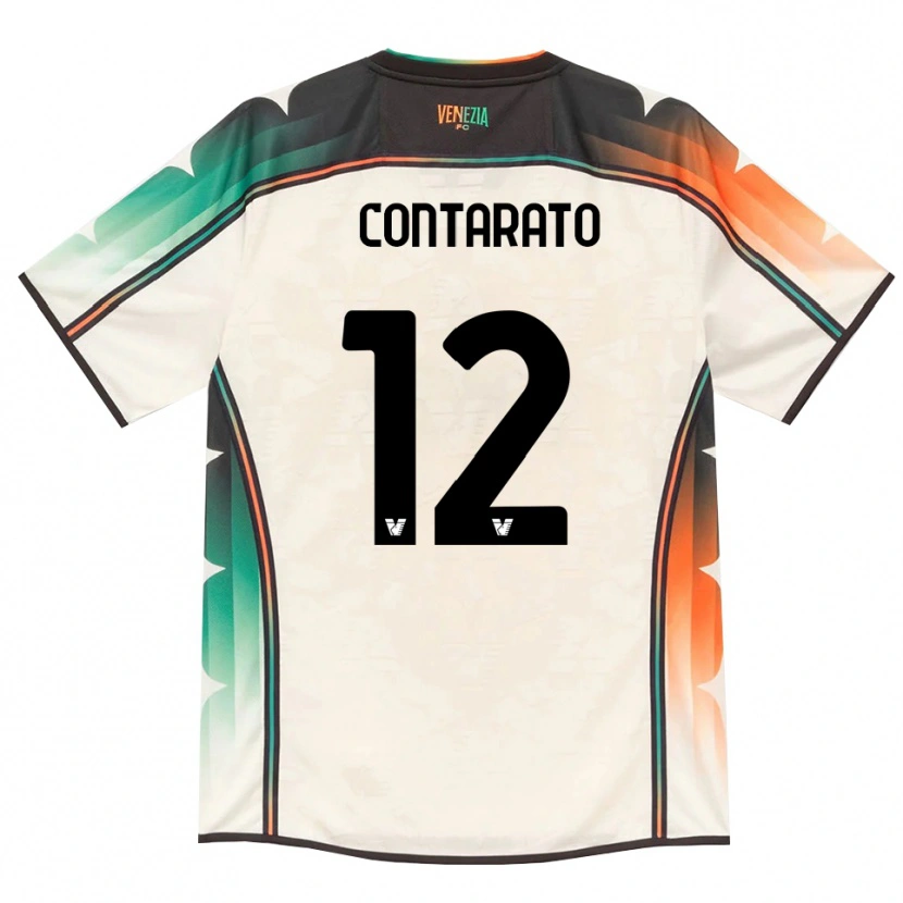 Danxen Damen Ettore Contarato #12 Oldlace Orange Grün Auswärtstrikot Trikot 2026/27 T-Shirt Österreich
