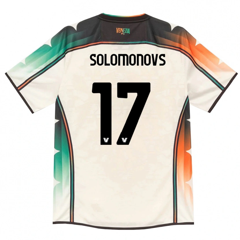 Danxen Damen Nikita Solomonovs #17 Oldlace Orange Grün Auswärtstrikot Trikot 2026/27 T-Shirt Österreich