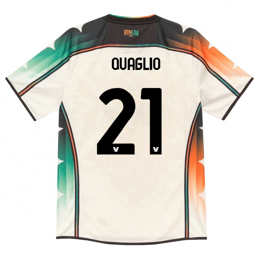 Danxen Damen Anna Quaglio #21 Oldlace Orange Grün Auswärtstrikot Trikot 2026/27 T-Shirt Österreich