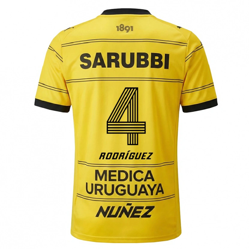 Danxen Damen Guzmán Rodríguez #4 Gelb Schwarz Auswärtstrikot Trikot 2026/27 T-Shirt Österreich