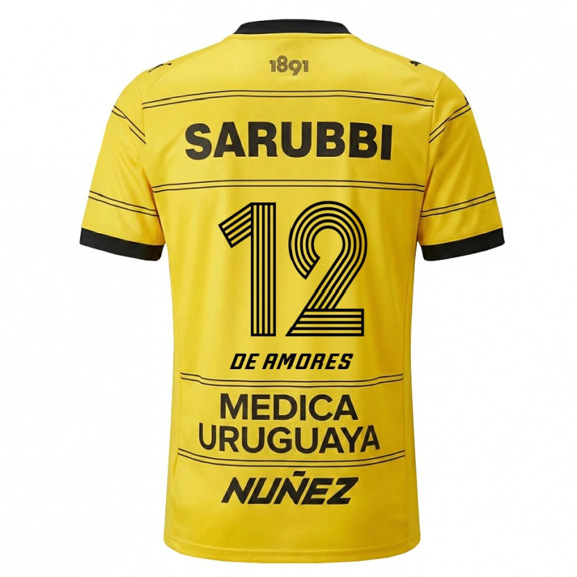Danxen Damen Guillermo De Amores #12 Gelb Schwarz Auswärtstrikot Trikot 2026/27 T-Shirt Österreich