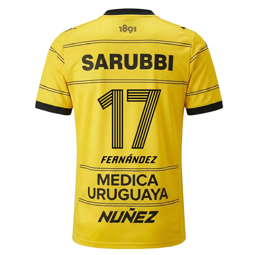 Danxen Damen Ezequiel Fernández #17 Gelb Schwarz Auswärtstrikot Trikot 2026/27 T-Shirt Österreich