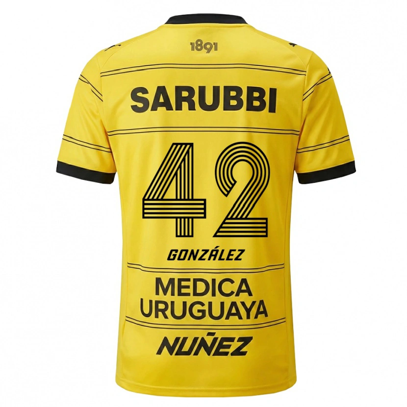 Danxen Damen Luciano González #42 Gelb Schwarz Auswärtstrikot Trikot 2026/27 T-Shirt Österreich