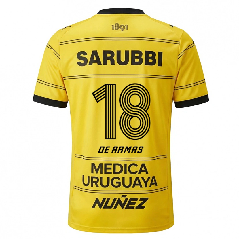 Danxen Damen Nahuel De Armas #18 Gelb Schwarz Auswärtstrikot Trikot 2026/27 T-Shirt Österreich