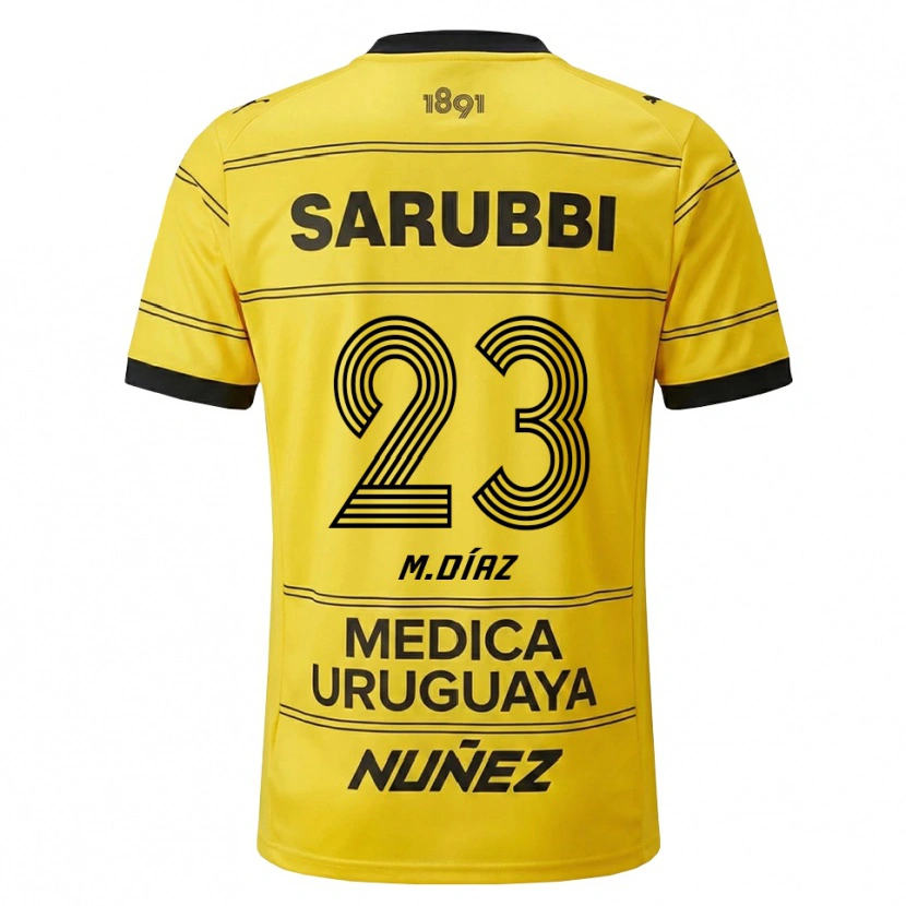 Danxen Damen Mateo Díaz #23 Gelb Schwarz Auswärtstrikot Trikot 2026/27 T-Shirt Österreich
