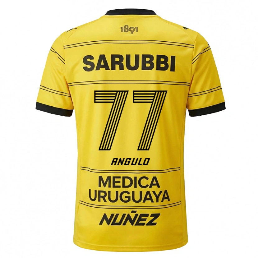 Danxen Damen Luis Angulo #77 Gelb Schwarz Auswärtstrikot Trikot 2026/27 T-Shirt Österreich