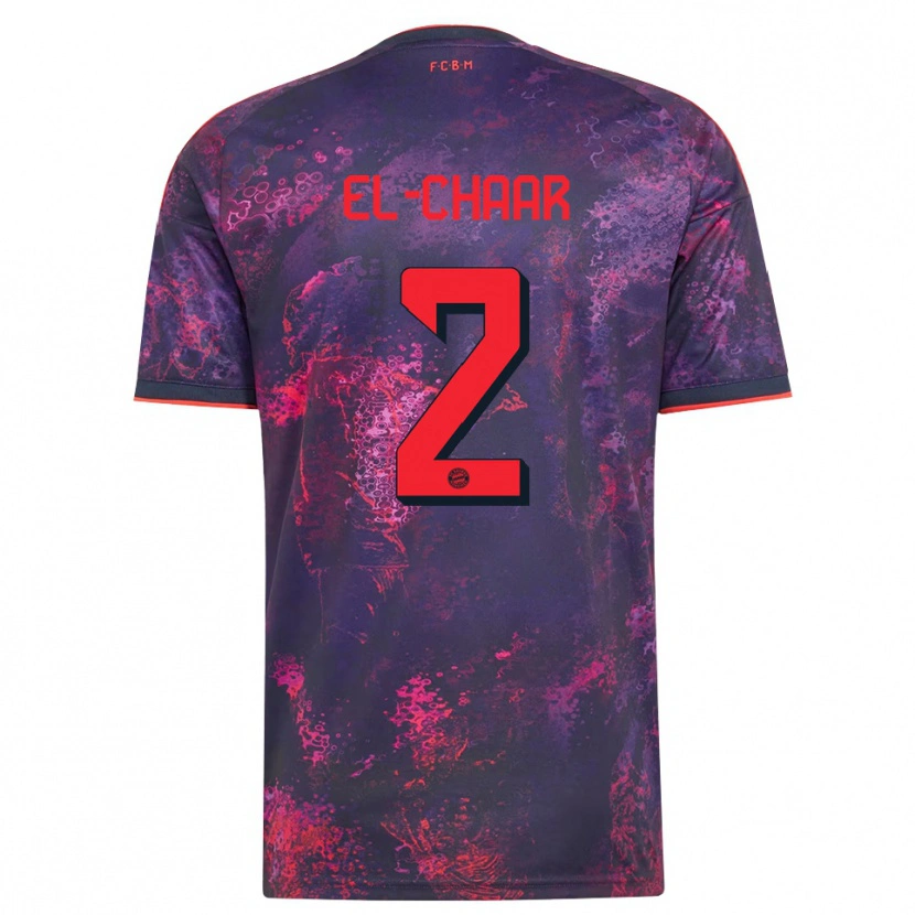 Danxen Damen Adam El-Chaar #2 Lila Rot Ausweichtrikot Trikot 2026/27 T-Shirt Österreich