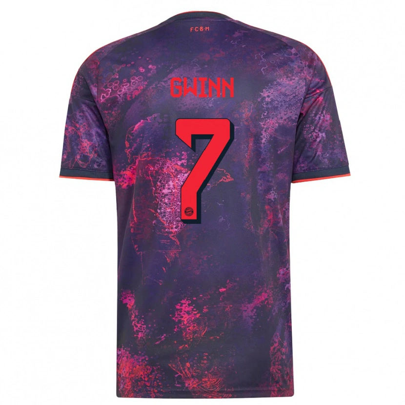 Danxen Damen Giulia Gwinn #7 Lila Rot Ausweichtrikot Trikot 2026/27 T-Shirt Österreich