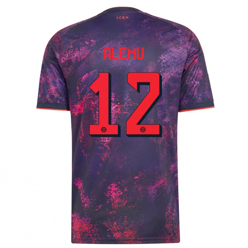 Danxen Damen Liul Alemu #12 Lila Rot Ausweichtrikot Trikot 2026/27 T-Shirt Österreich